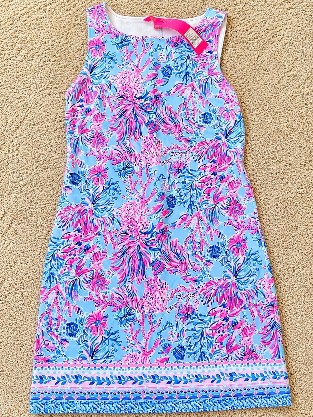 NWT Lilly Pulitzer Larsen Stretch Terry Shift Dress